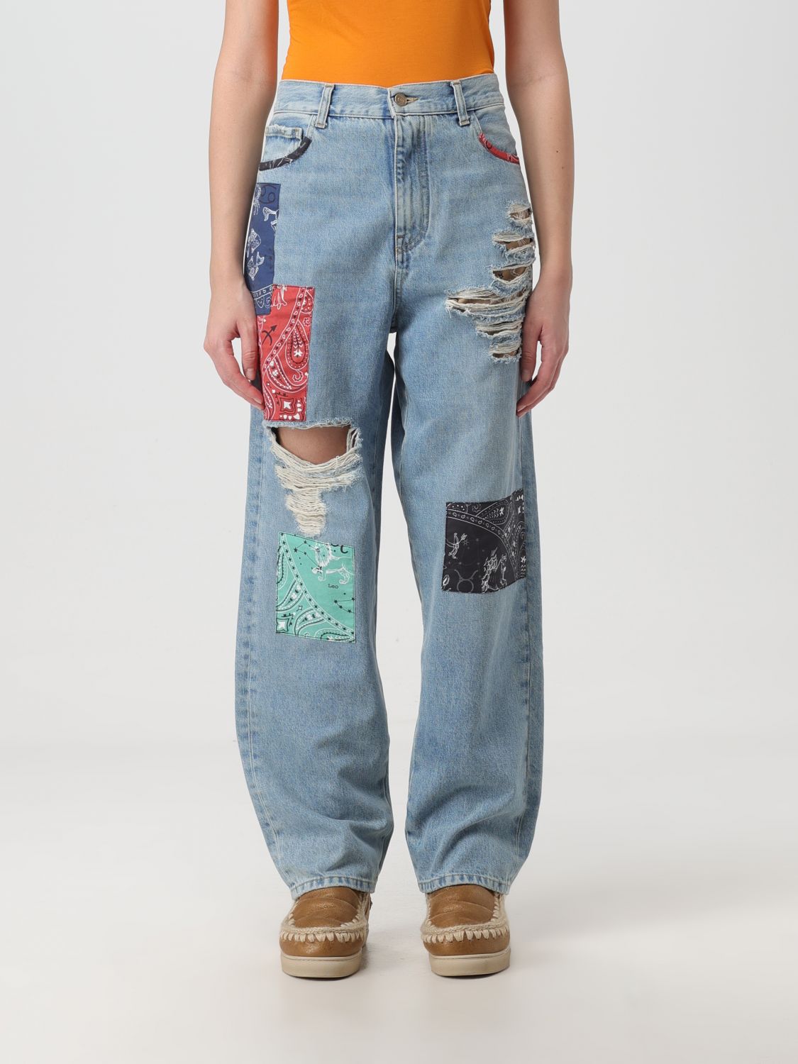 Jeans ALANUI Woman colour Denim