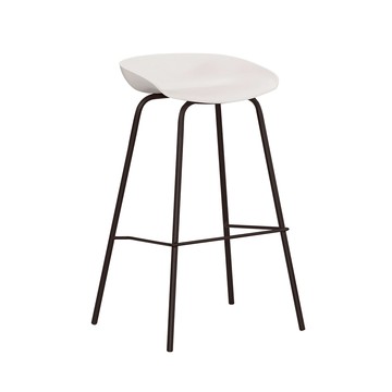 直人木業-SEAWALL白色吧椅-高款