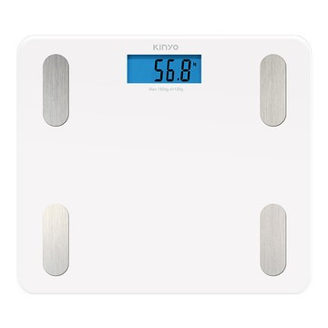 KINYO 藍牙健康管理體重計  DS6589  1個  白色