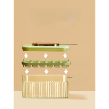 凍冰塊模具家用食品級冰箱儲存冰盒自制制冰機器按壓冰格制冰模具