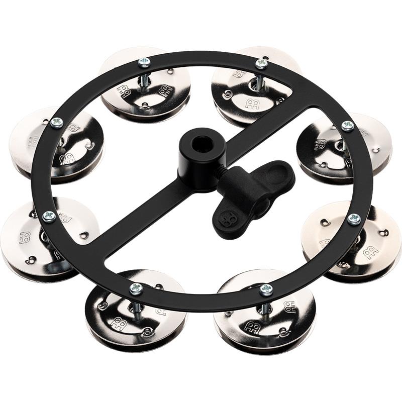 MEINL Percussion ハイハットタンバリン Headliner シリーズ Stainless Steel 1row HTHH1BK ［マイネル パーカッション Hihat Tambourine］