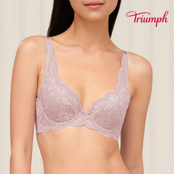 黛安芬-自然優雅系列 透氣包覆鋼圈內衣 C-E 溫柔紫｜16-8075 9N