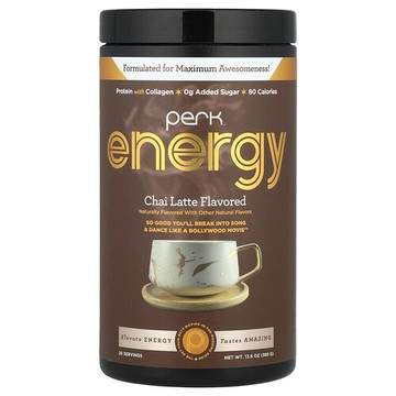 Perk Energy, 印度茶拿鐵，13.6 盎司（380 克）
