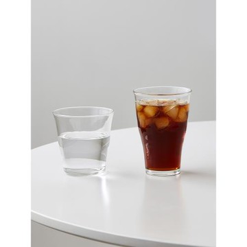 米立風物 透明玻璃杯家用高顏值早餐牛奶杯子簡約ins風拿鐵咖啡杯