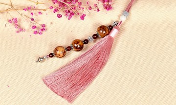 CYPRESS 絕美肖楠瘤花木珠吊飾