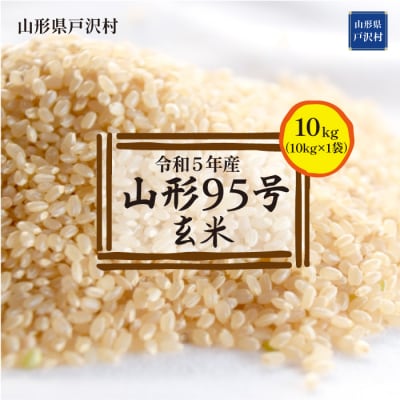 令和5年産　山形95号10kg(10kg×1袋)　山形県戸沢村