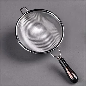 泡茶用具 用具陶瓷茶濾黑  12.5 x 6.5 x 2.5cm  1個