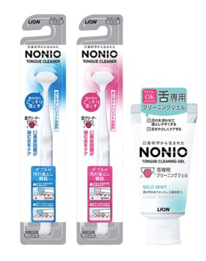日本LION獅王 NONIO終結口氣舌苔清潔凝膠45g/舌苔清潔棒(隨機出貨 不挑色）《SUPER SALE 樂天雙12購物節》｜全店$199免運