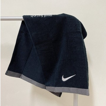 S.G Nike 毛巾 黑色 白色 純棉 運動 健身 重訓 路跑 NET17010MD NET17101MD