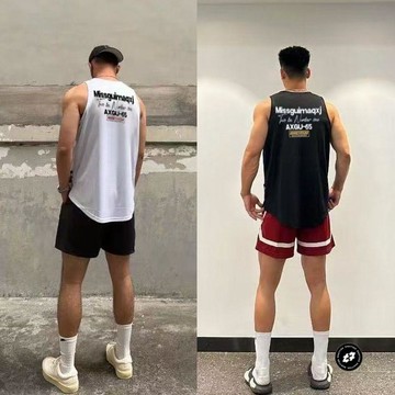 休閒背心運動T恤投籃服籃球馬甲訓練健身坎肩網眼速乾透氣排汗男士排汗運動背心 男士透氣薄款坎肩上衣 男士運動訓練無袖短袖