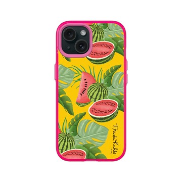 iPhone 15 Clear 粉漾桃 - Frida Kahlo - 西瓜