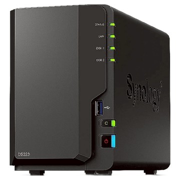 Synology 群暉科技 DS223 網路儲存磁碟機 集中管理資料 提升存儲效率與安全性  1個