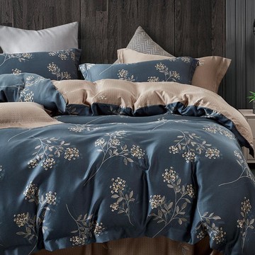 LN20/奧地利100%萊賽爾涼感40支純天絲TM/全鋪棉床包兩用被套