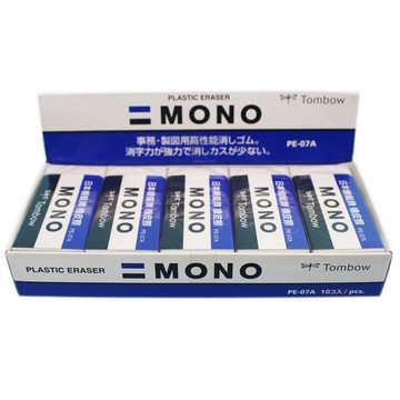 TOMBOW 蜻蜓牌橡皮擦 PE-07A事務橡皮擦(特大)/一個入(定60) MONO橡皮擦 塑膠擦 日本原裝【APP滿額下單4%點數(單一帳號最高1500點)】6/30止