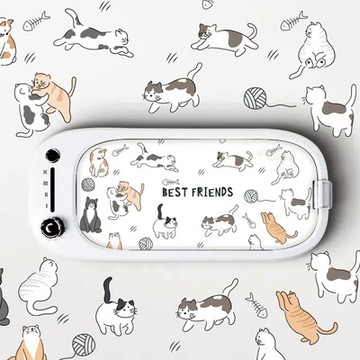 動物聯萌系列之貓咪亂跑超聲波清洗機