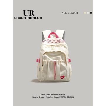 UR大容量輕便雙肩包女2025新款初高中學生書包短途旅行背包電腦包