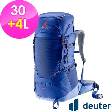 【德國deuter】FOX拔熱背包30＋4L （3611122 藍/自助旅行/登山/健行）_廠商直送