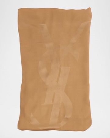 Silk YSL Printed Silk Scarf