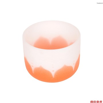 Winn 8 英寸水晶唱歌碗帶木槌和橡膠 O 型圈,用於音樂製作音樂治療冥想瑜伽家庭辦公室裝飾