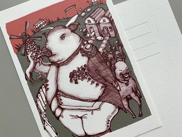 動物農莊 - 明信片及高品質畫作印刷