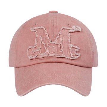 韓國 MUCENT VINTAGE WASHING APPLIQUE BALL CAP 韓製 復古水洗刺繡棒球帽 復古粉 VINTAGE PINK