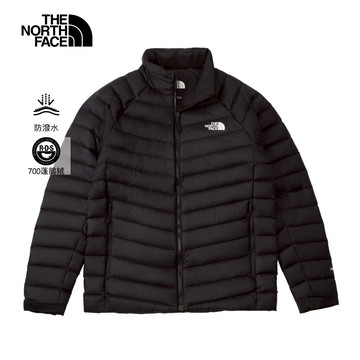 男款黑色DWR防潑水羽絨外套｜8DX2JK3