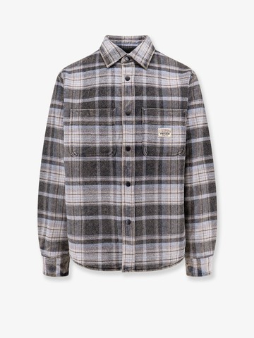 Cotton shirt with madras motif - STUSSY - gender_Man
