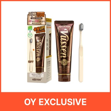 VUSSEN New 28 Extra Whitening Paste 105g Large Volume Set (+Light Tooth Brush 1ea)