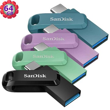 SanDisk 64G 64GB Ultra GO TYPE-C【SDDDC3-064G】USB 3.2 雙用隨身碟｜滿額領券最高現折$220