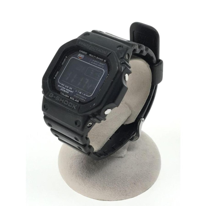 CASIO◇ソーラー腕時計・G-SHOCK/デジタル/BLK | LINEショッピング