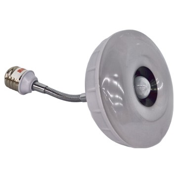 明沛 LED雙功能紅外線感應燈 + 小夜燈 E27彎管款  7W  360度旋轉軟管  白光  1個