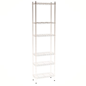 【客尊屋】粗管/小資型 35X60X225Hcm 白騎士六層架