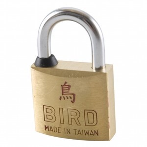BIRD高級銅掛鎖 ＃122 蛇溝 30 mm