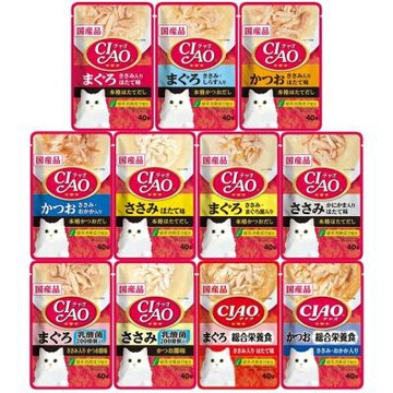 【16入】日本CIAO-巧餐包/乳酸菌貓系列-40g