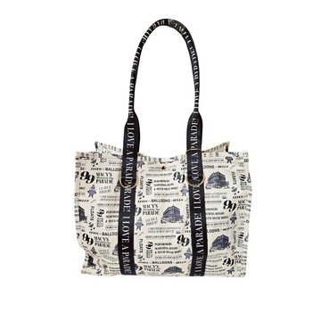 MACY'S梅西百貨滿版90年代復古款式超大托特包 購物包 肩背包