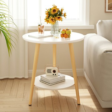 免運 邊桌小桌子茶幾客廳家用小戶型簡易小圓桌沙發邊幾簡約臥室陽臺茶桌