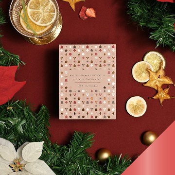 【交換禮物推薦】聖誕五入綜合茶禮-秋冬果乾水 (附禮袋與小卡)