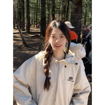 美式機能戶外登山服沖鋒衣男女情侶2025春夏防風防水oversize外套