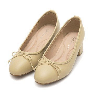 D+AF 4D氣墊中跟芭蕾娃娃鞋