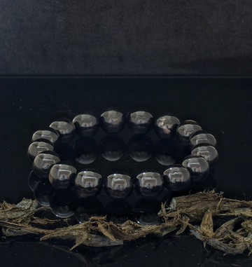 金運石 12.9mm 水晶手錬 ( HKA9200 )