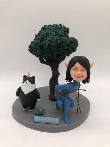 變身阿凡達 場景 生日禮物、友情禮物、阿凡達公仔