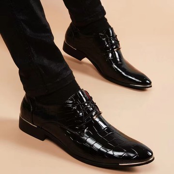 皮鞋男新款秋季透氣韓版青年鞋子休閑百搭男士皮鞋內增高皮鞋472M公司貨