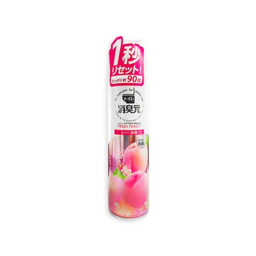 小林製藥 日本Kobayashi-消臭元瞬效除臭香氛噴霧-白桃香(粉)280ml/罐(淨味香氛脫臭芳香液)