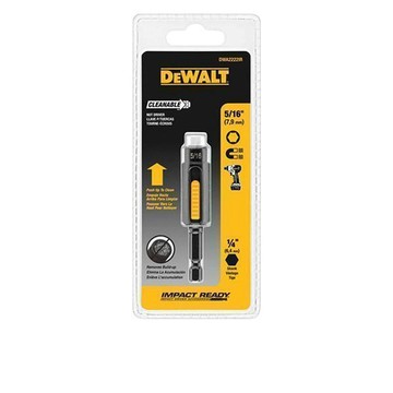 DEWALT 5/16磁性可除屑套筒起子頭 DWA2222IR
