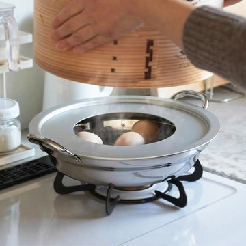 日本霜山 鋁製蒸鍋架/蒸盤/蒸籠架/蒸籠托架-28.5cm