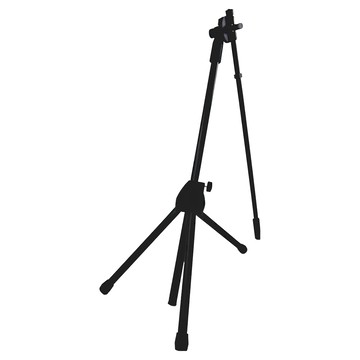 KingRosa 直斜兩用型 麥克風斜架 穩固防震 角度可調  RTW020250660023  黑色  1個