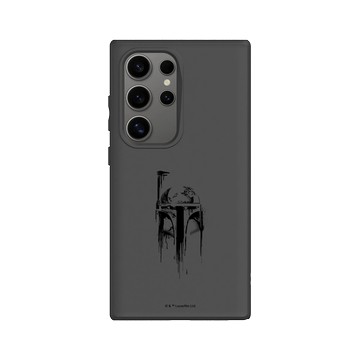 Galaxy S24 Ultra SolidSuit 黑 - 迪士尼-星際大戰 Star Wars - 波巴費特-噴漆黑