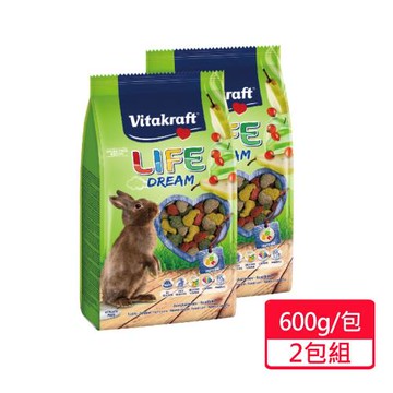 【Vitakraft】夢幻兔主食 600g/包;兩包組