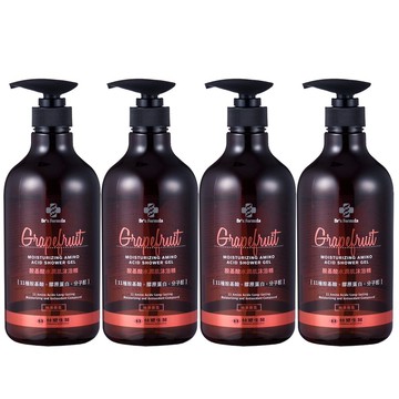 【Dr’s Formula 台塑生醫】胺基酸水潤肌沐浴精 (柚果香氛) 800g*4入