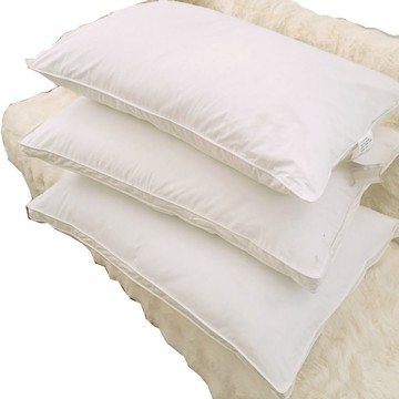 【LUST】五星級飯店專用-羽絨枕  100%羽絨/羽毛枕/100%純棉表布【超取限一顆】